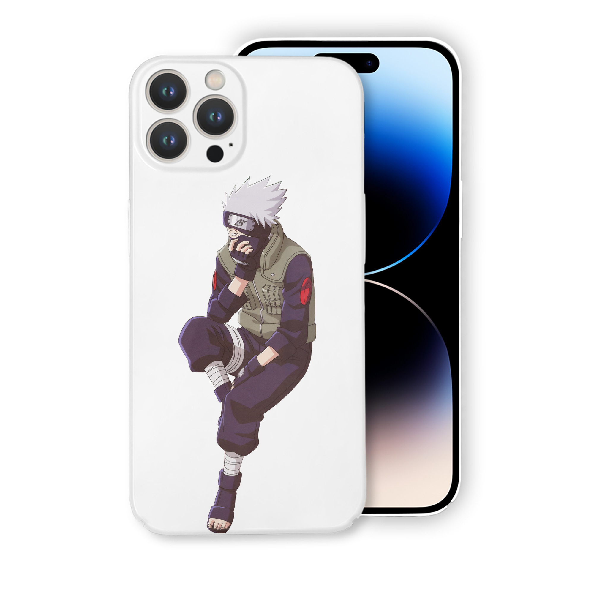 （画像用） NARUTO -ナルト- はたけ カカシ Hatake Kakashi 【iPhone 14シリーズ対応】ハードケース